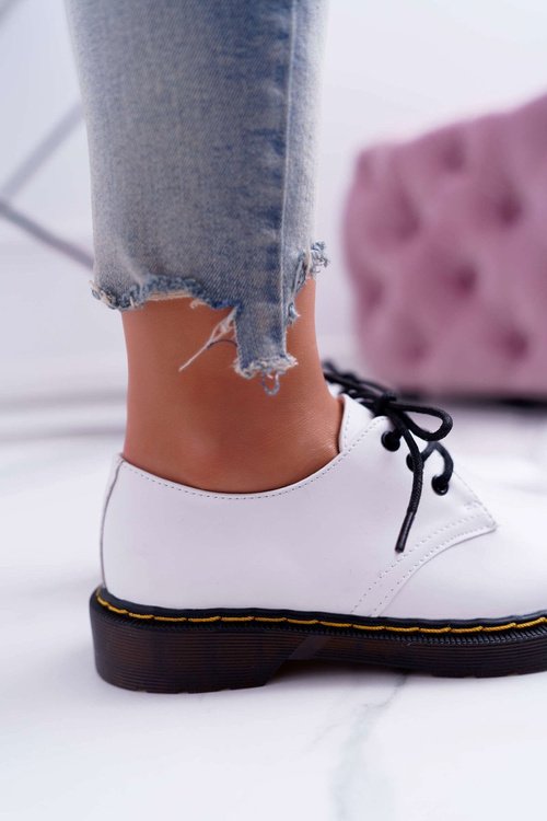 Жіночі напівчоботи Мартин білі