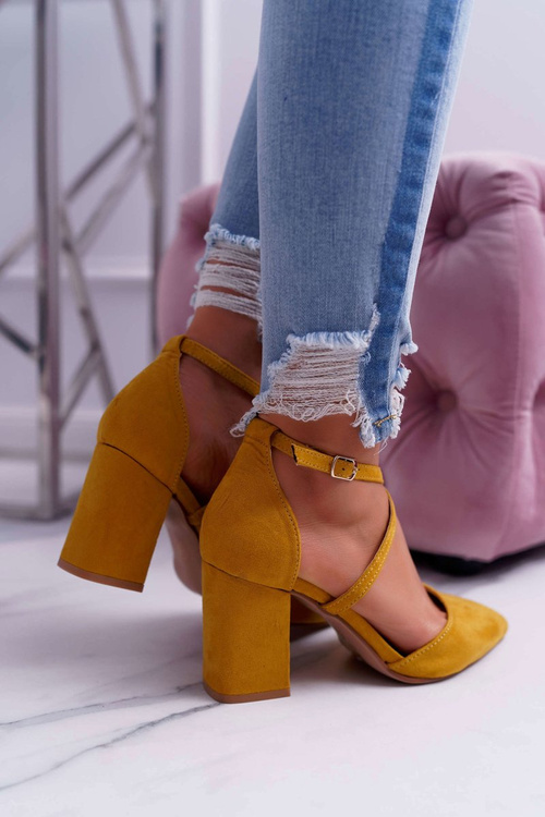 Жіночі туфлі на шпильці Yellow Traffic