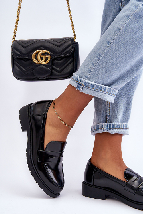 Жіночі класичні мокасини Faradays чорного кольору