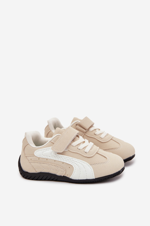 Дитяче Спортивне Взуття З Липучкою Бежеве Perrin