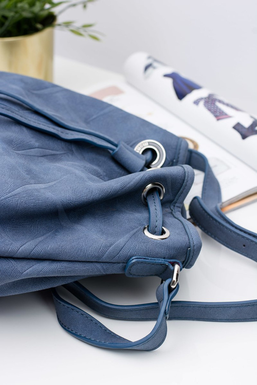 Темно-синій портмоне Стильний мішок Monnari