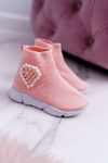 Дитяче спортивне взуття на ковзанах Pink Sammy