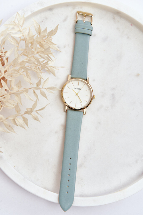 Жіночий годинник із золотим корпусом Ernest Mint Vega