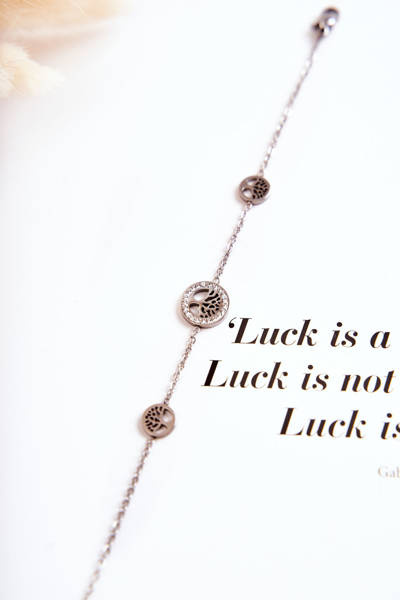 Жіночий браслет Celebrity Three Trees of Life Silver