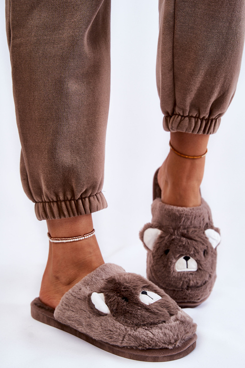 Жіночі хутряні тапочки з Teddy Brown Solly