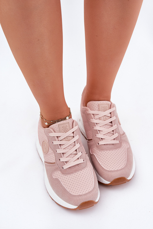 Жіночі Кросівки На Платформі Big Star RR274489 Hi-Poly System Рожеві
