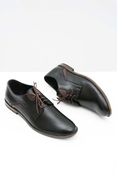 Чоловічі елегантні шкіряні напівчоботи Bednarek чорні Edgardo