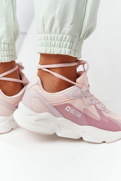 Жіночі кросівки Memory Foam Big Star HH274811 Рожеві