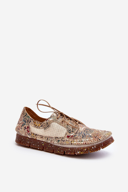 Жіноче шкіряне взуття Maciejka 05850-22 світло-бежевий