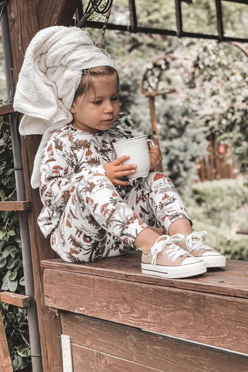 Дитячі блискучі кросівки Rose Gold Bling-Bling