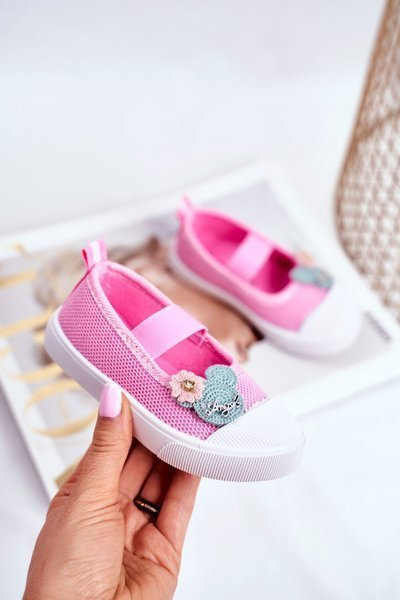 Кросівки дитячі рожеві Estienne