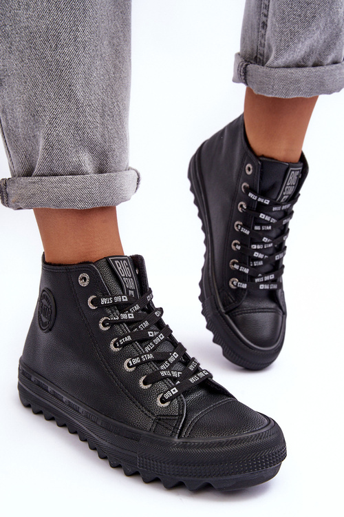 Жіночі кросівки Big Star High Warm Black EE274110