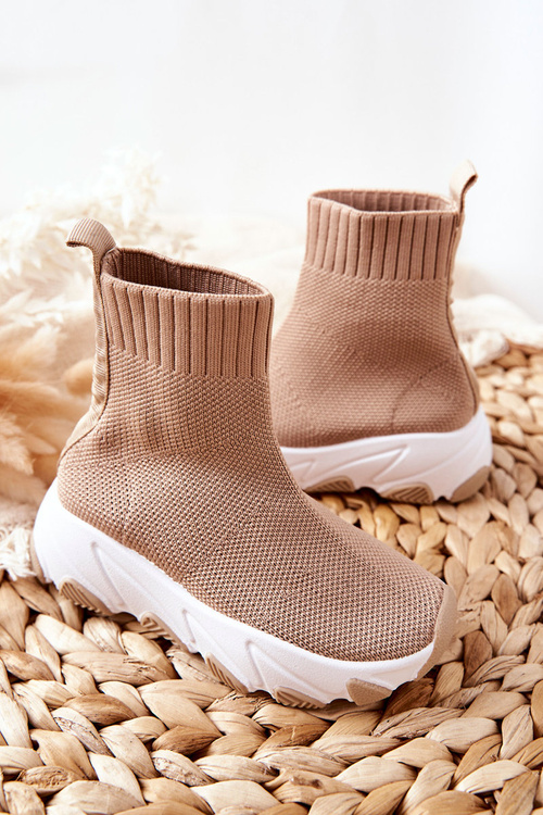 Дитяче молодіжне спортивне взуття бежеве Callobe