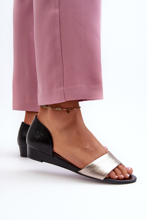 Шкіряні сандалі Maciejka 1971-65 Чорні