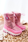 Дитячі зимові чоботи на блискавці Pink Layoth