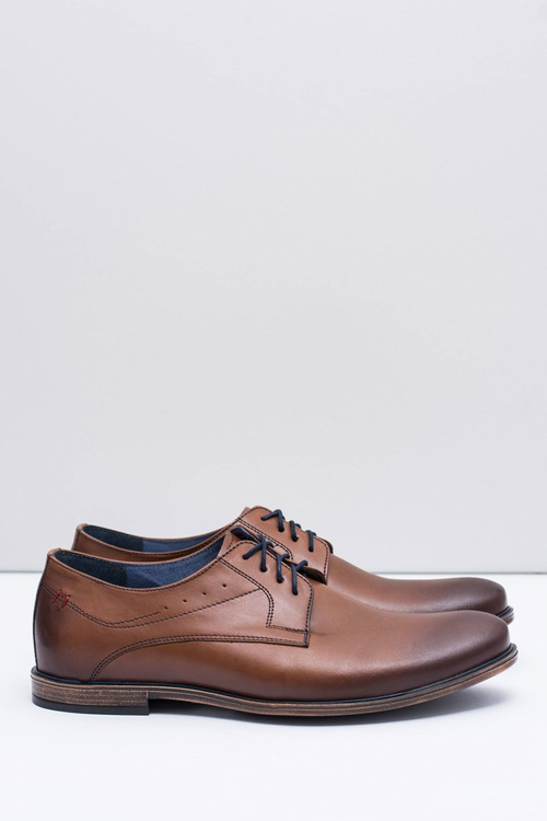 Шкіряні чоловічі напівчоботи James Нікополь коричневого кольору