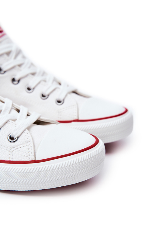 Чоловічі високі шкіряні кросівки BIG STAR JJ174071 Білі