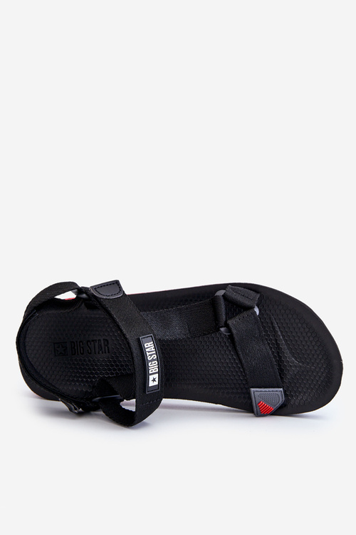 Чоловічі босоніжки на липучці Big Star DD174717 Чорні