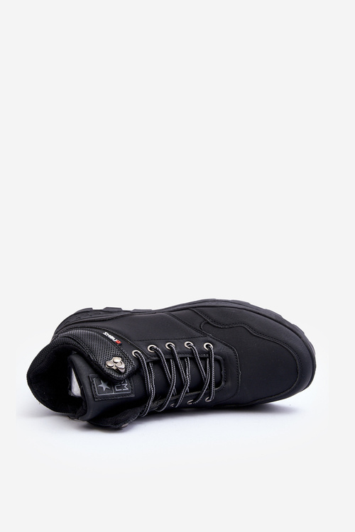 Чоловічі утеплені чорні трекінгові черевики Daviana