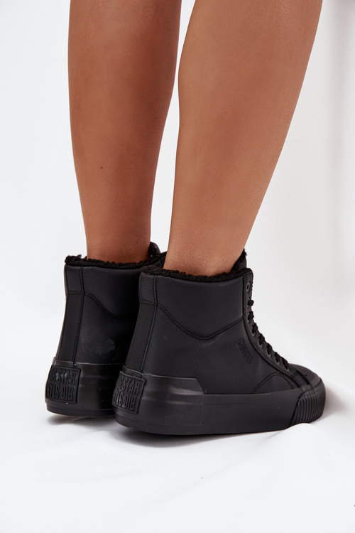 Утеплені Жіночі Кеди На Платформі Big Star OO274796 Чорні