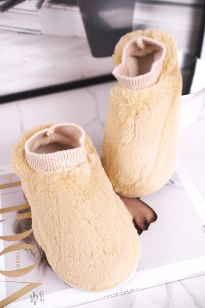 Жіночі тапочки з хутром і носком Yellow Yeti
