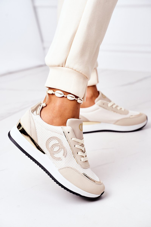 Жіноче спортивне взуття Кросівки Бежеві Under Control