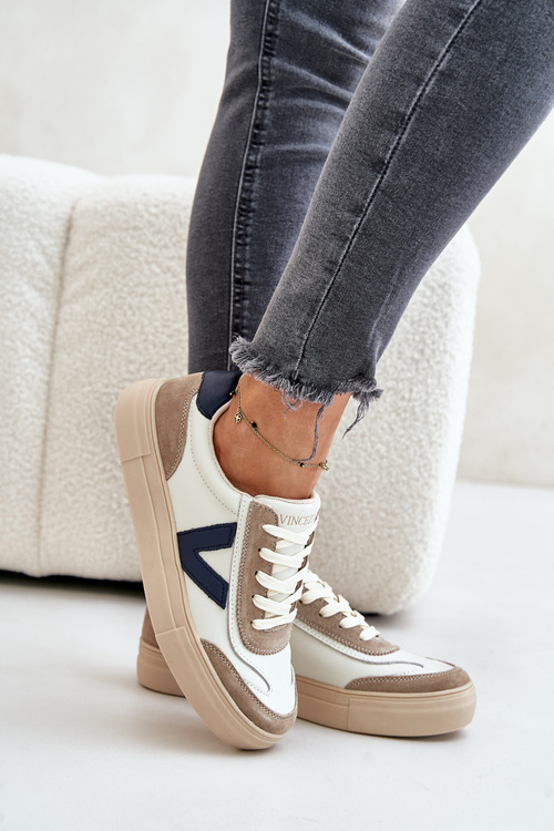 Жіночі шкіряні кросівки Vinceza 7923 Beige