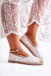 Жіночі ажурні еспадрільї білі Letisa