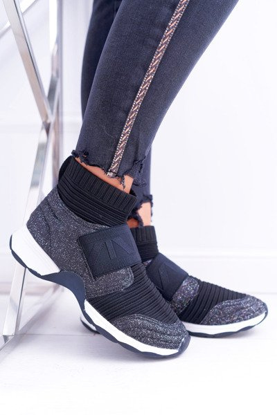 Жіноче спортивне взуття Lu Boo зі шкарпеткою Black Brocade Phantom