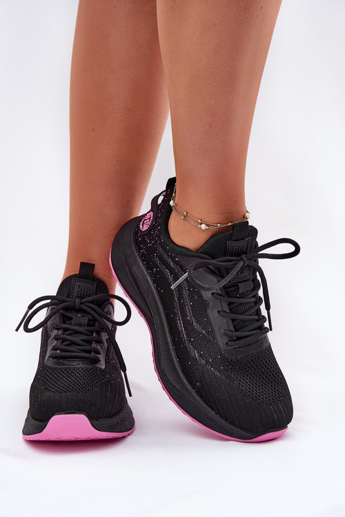 Кросівки Спортивне Взуття Для Жінок На Платформі Big Star RR274523 HI-POLY SYSTEM Чорні