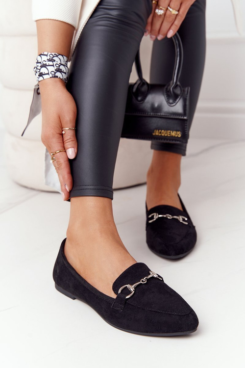 Жіночі лофери Sergio Leone MK711 Suede Black