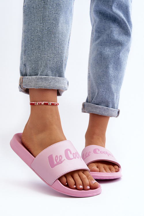 Жіночі класичні шльопанці Lee Cooper LCW-24-42-2486L Рожеві