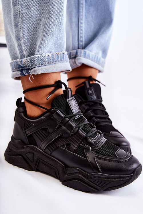 Жіноче спортивне взуття Кросівки Чорні Daren