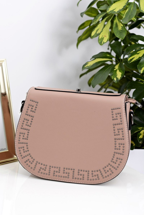 Жіноча рожева сумочка через плече Letter Bag