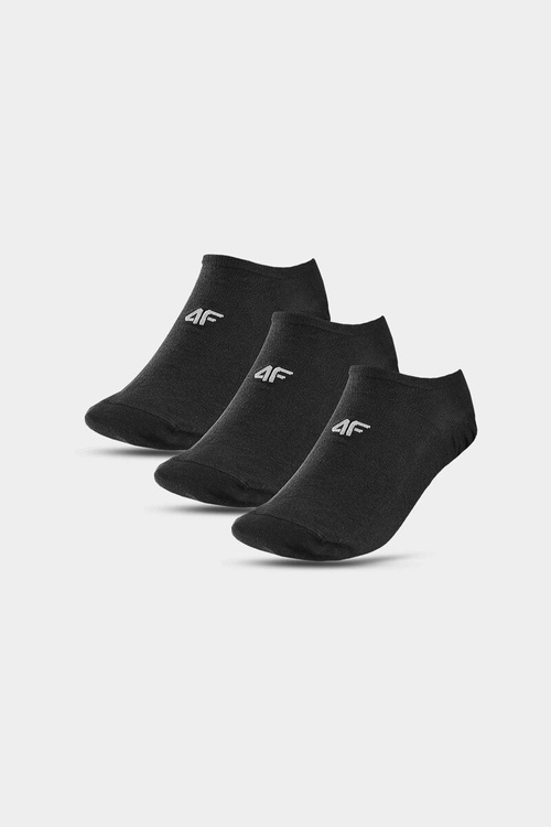 Чоловічі шкарпетки до щиколотки 4F Training 3-PACK 4FAW23USOCM202-20S Чорні