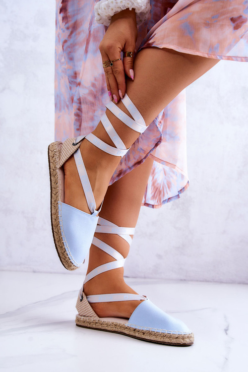 Жіночі зав'язані еспадрільї Big Star JJ274863 Сині