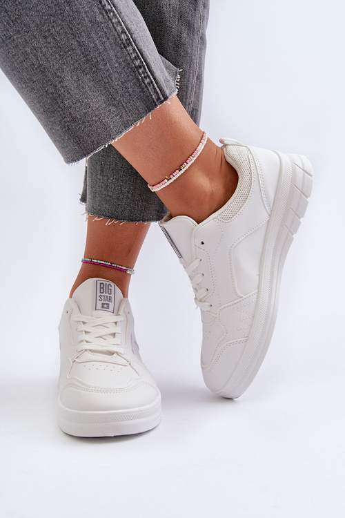 Жіноче спортивне взуття Кросівки Big Star MM274354 Білі