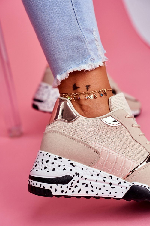 Спортивне жіноче взуття Hidden Anchor Beige Mollen