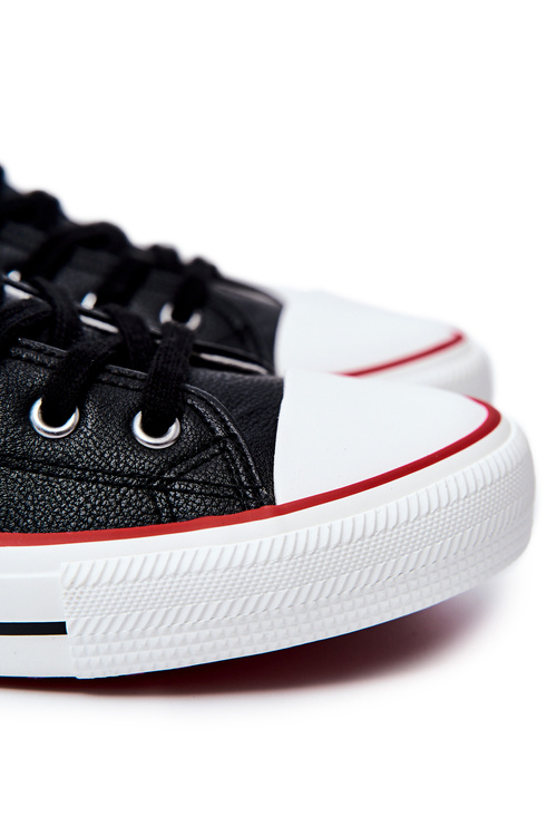 Чоловічі високі шкіряні кросівки BIG STAR JJ174070 Чорні