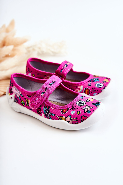 Тапочки дитячі балерини Befado Supergirl 114X483 Pink