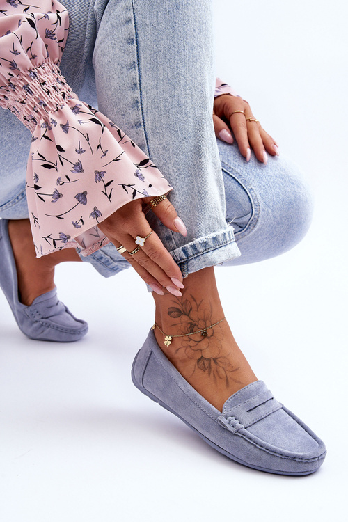 Жіночі замшеві мокасини Blue Lenvie