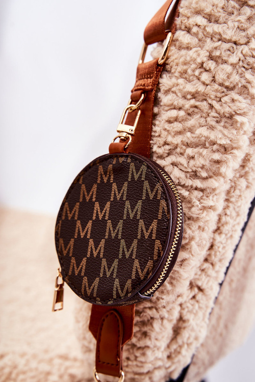 Жіноча сумка 3в1 коричнева Bormea