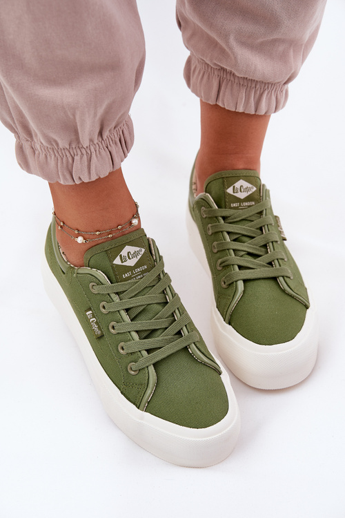 Жіночі Кросівки На Платформі Lee Cooper LCW-25-31-3449L Зелені