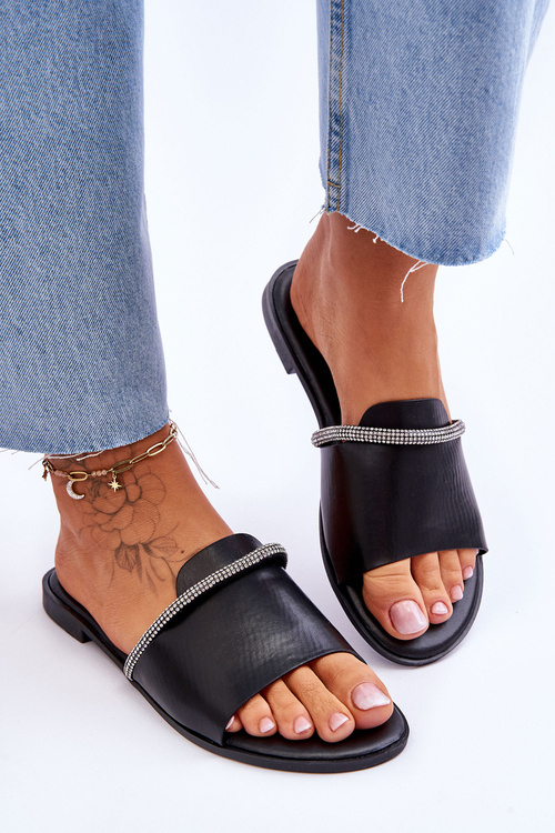 Елегантні чорні туфлі на підборах Термен