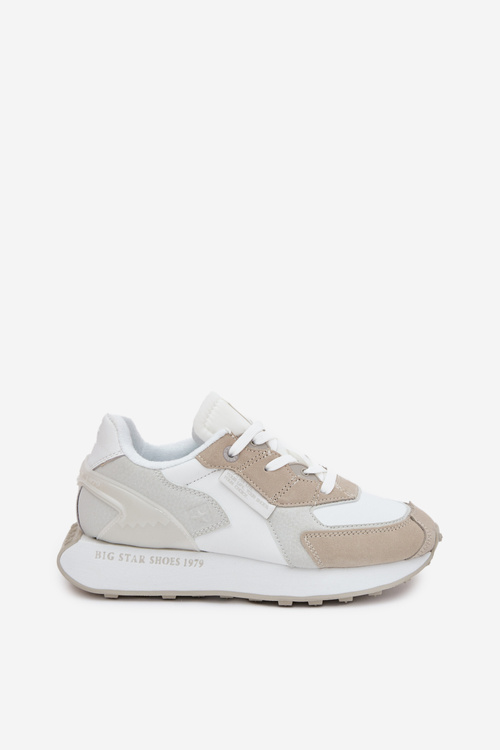 Жіночі Шкіряні Кросівки Big Star OO274563 Hi-Poly System Білі