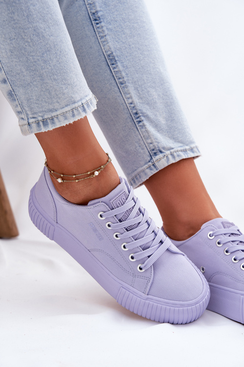 Жіночі Текстильні Кросівки Big Star RR274406 Фіолетові