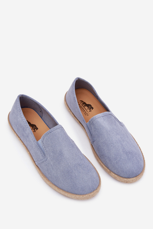Чоловічі еспадрильї з еко замші сині Lunaria