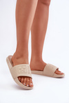 Поролонові жіночі тапочки Big Star OO274043 Beige