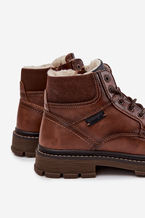 Чоловічі утеплені черевики Wrangler 20253034.JCU Коричневі