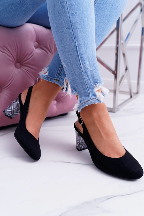 Жіночі туфлі на шпильці Galanter Sergio Leone SK788 Black Lati